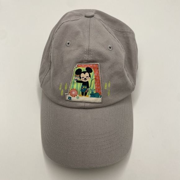 Disney Accessories - Disneys Contemporary Resort Embroidered Mickey Mouse Adjustable‎ Hat Grey New